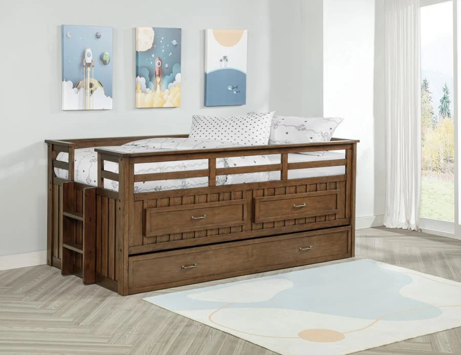 Carlsbad Wood Twin Captains Bed With Trundle photo 4