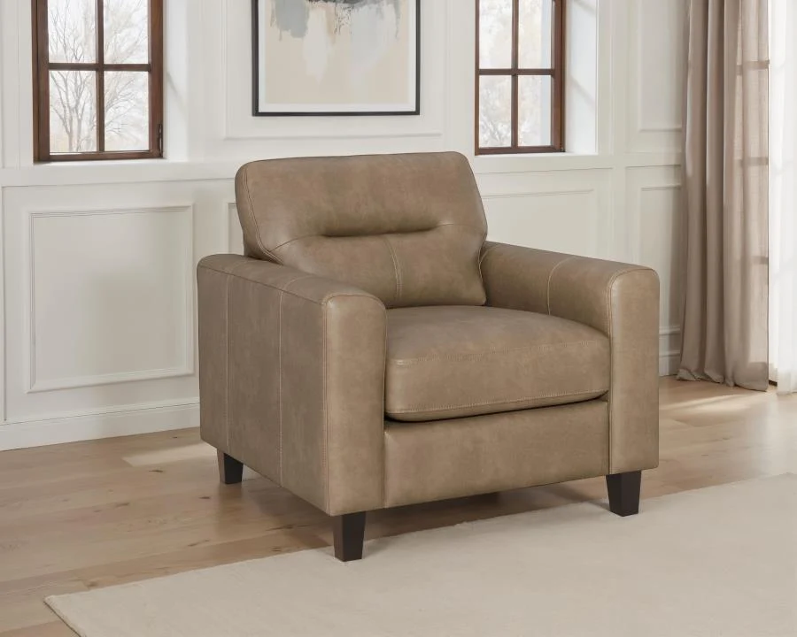 Scotland Livingroom Set Chair / Brown