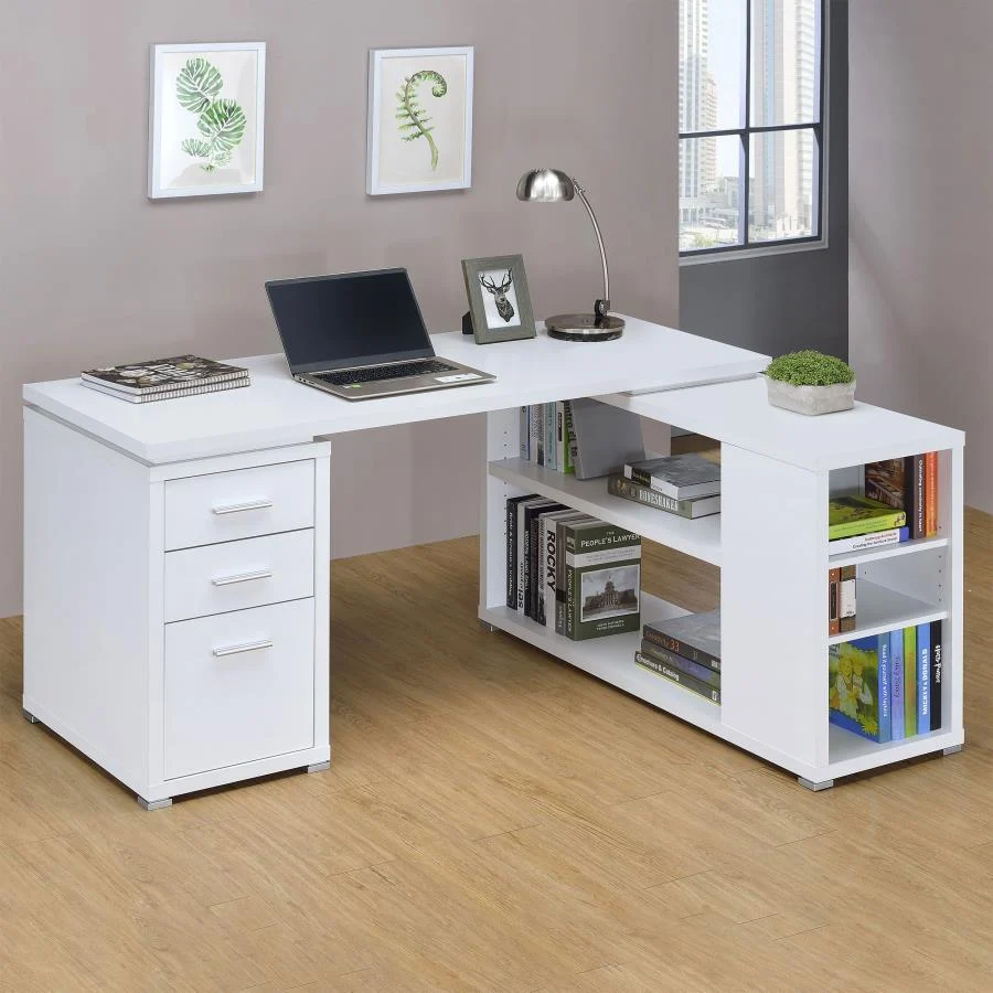 Yvette L-Shape Computer Desk photo 2
