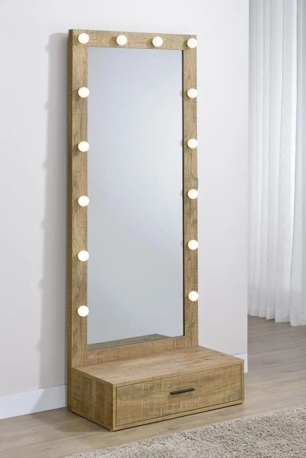 Spector 1-drawer Full-Length Floor Mirror photo 2