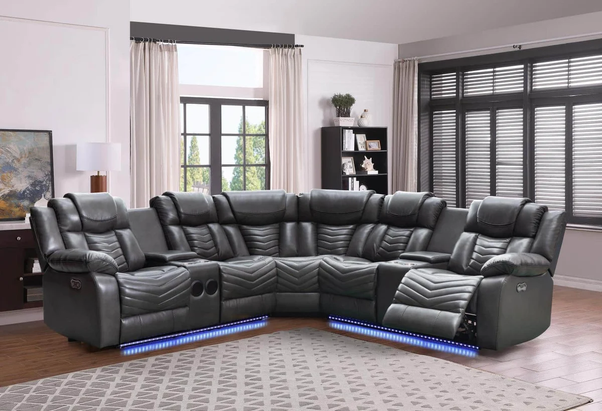 Power Reclining Sectional photo 2
