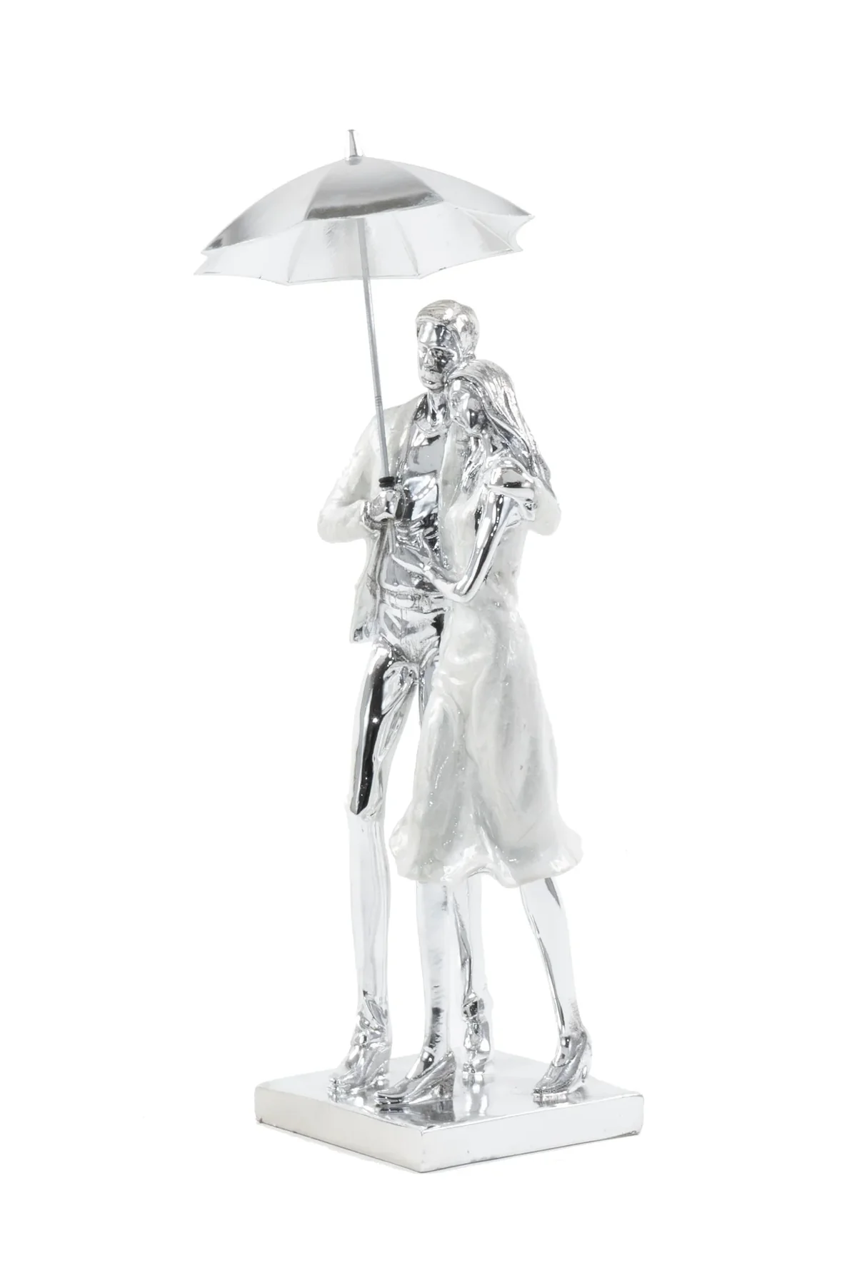 Couple Under Umbrella Sculpture photo 2