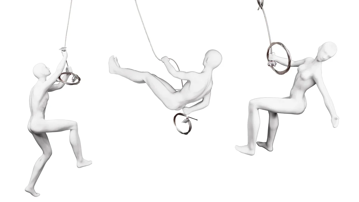 3pc Wall Climbers Accent Sculptures photo 4
