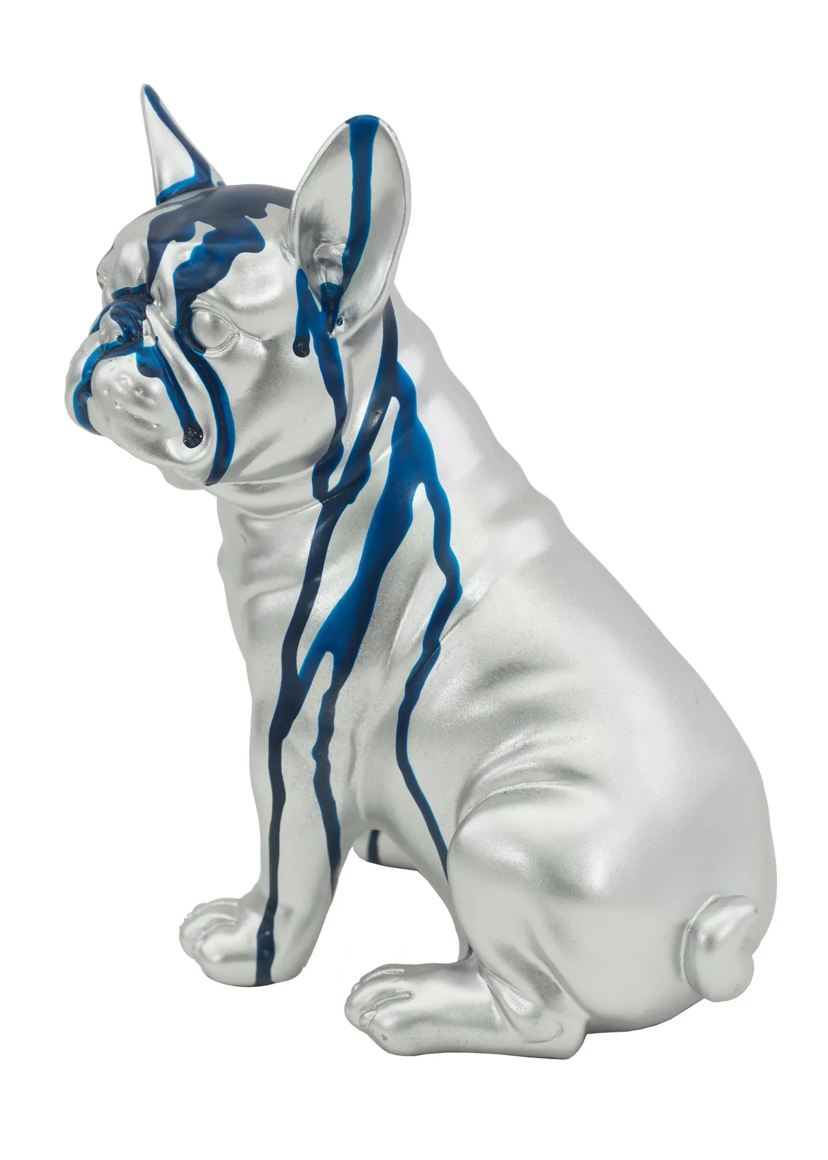Painted French Bull Dog Sculpture photo 3