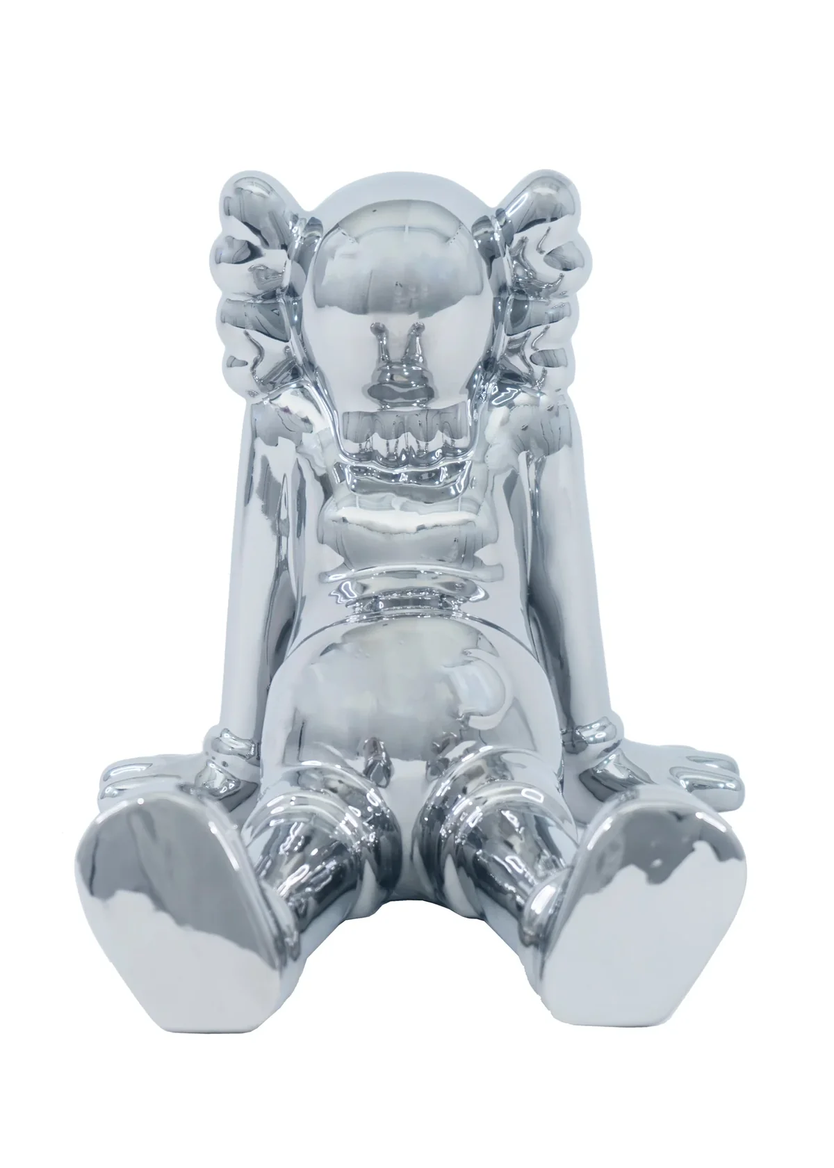 Sitting Clown Ceramic Sculpture photo 2