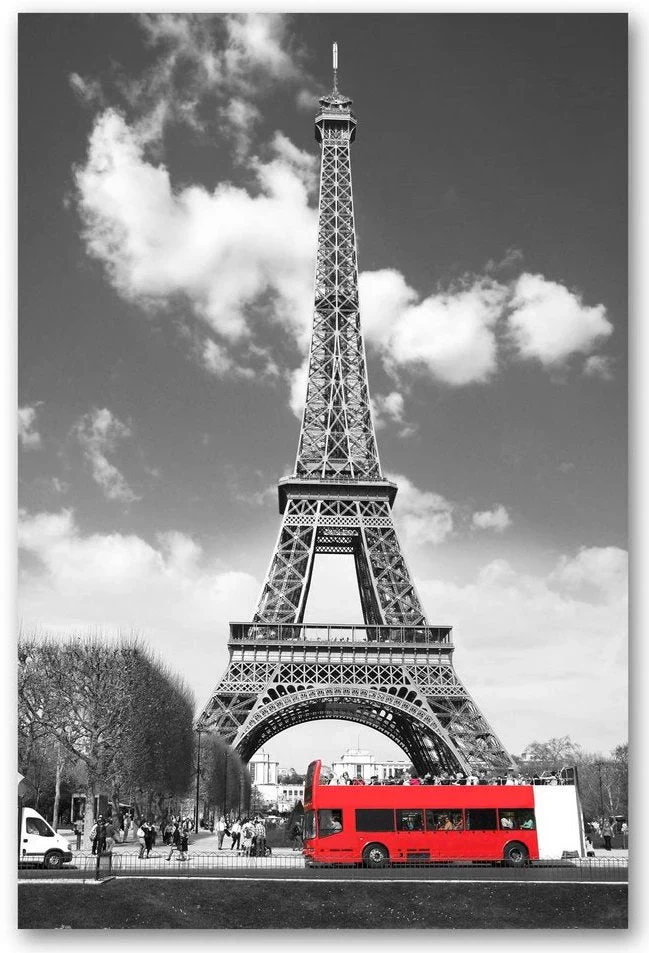 Paris Monuments Glass Wall Art photo 2