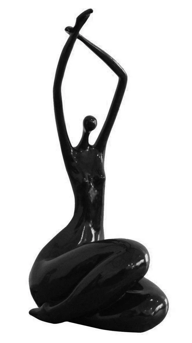 Sitting Hands Up Woman Sculpture photo 4