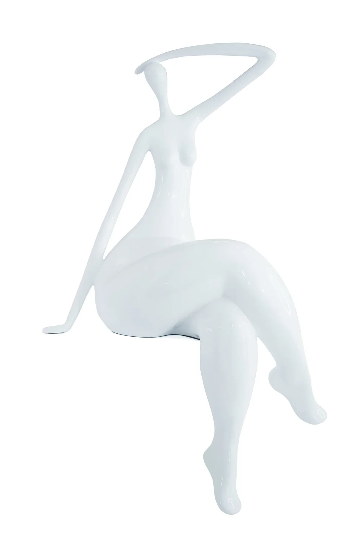 On Edge Woman Sculpture photo 2
