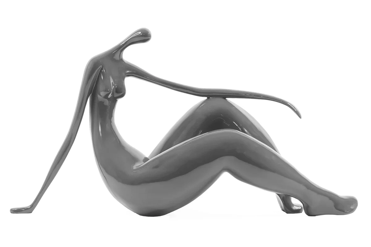 Relaxed Sitting Back Woman Sculpture photo 4