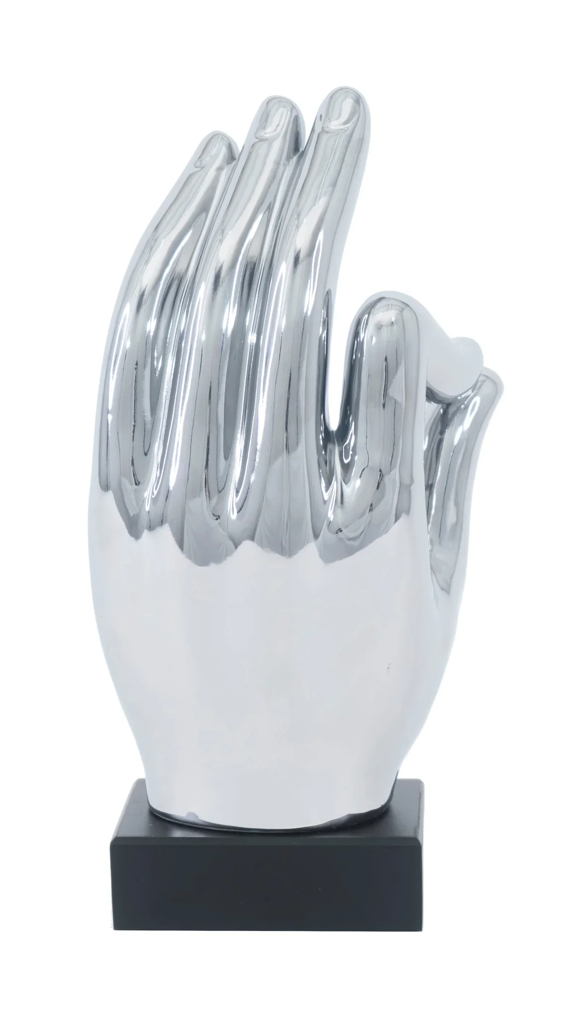 Buddha in Hand Tabletop Sculpture photo 3