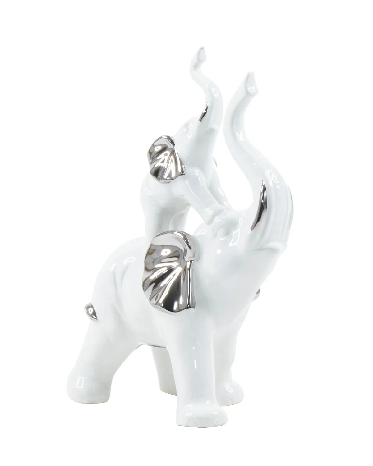 Elephant w/ Baby Sculpture photo 2