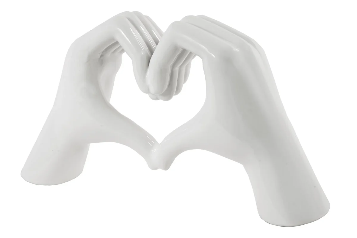 Heart Shaped Hands Sculpture photo 3