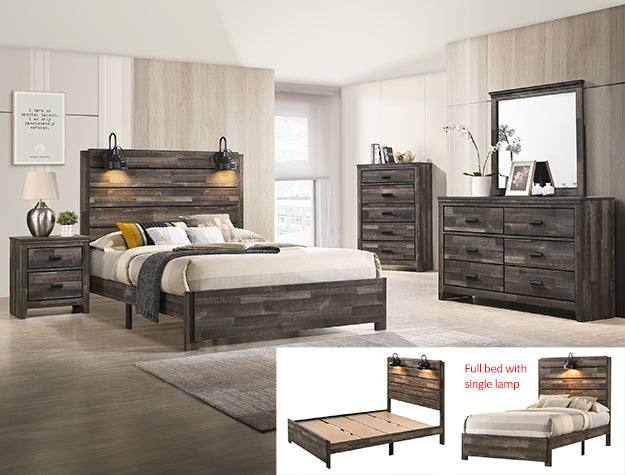 Carter Bedroom Set Full 4pc Set