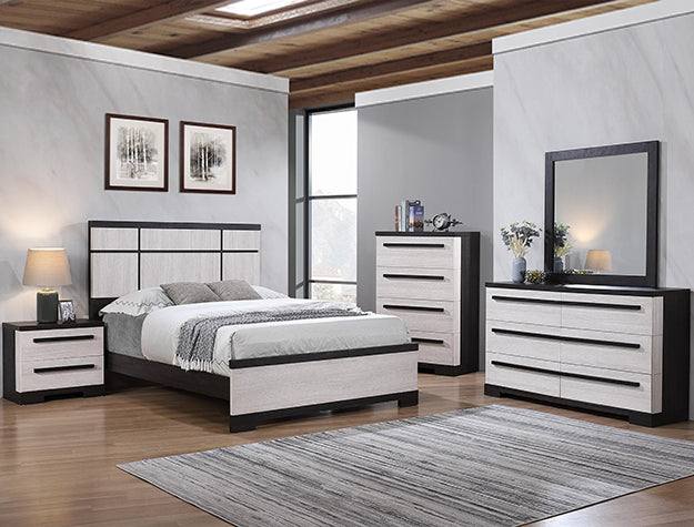 Remington Bedroom Set White / Queen 4pc Bedroom Set