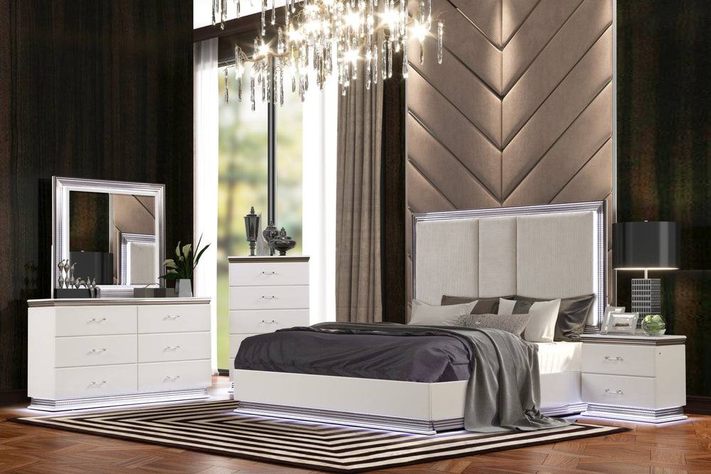 Dalal Bedroom Set Queen 4pc Bedroom Set