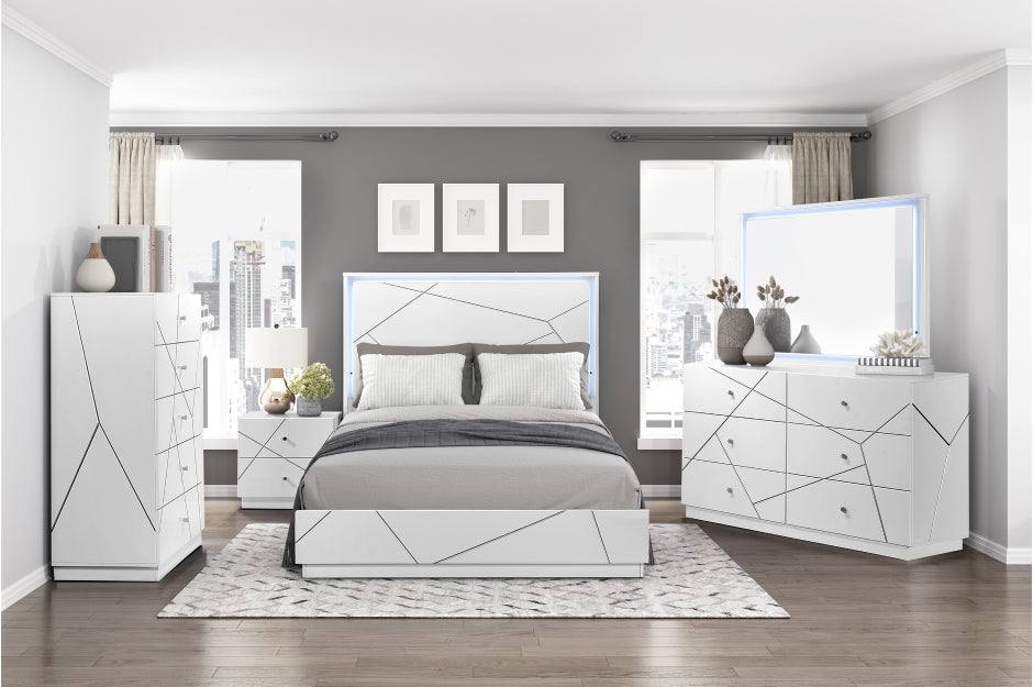 Orlo Bedroom Set Queen 4pc Set