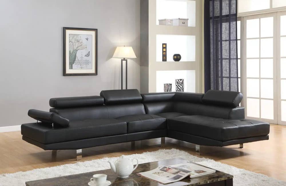 Modern Sectional Black