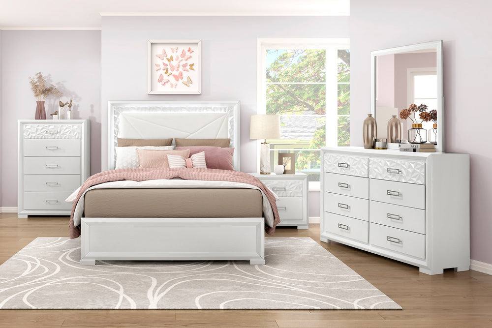 Luna Bedroom Set Queen 4pc Set