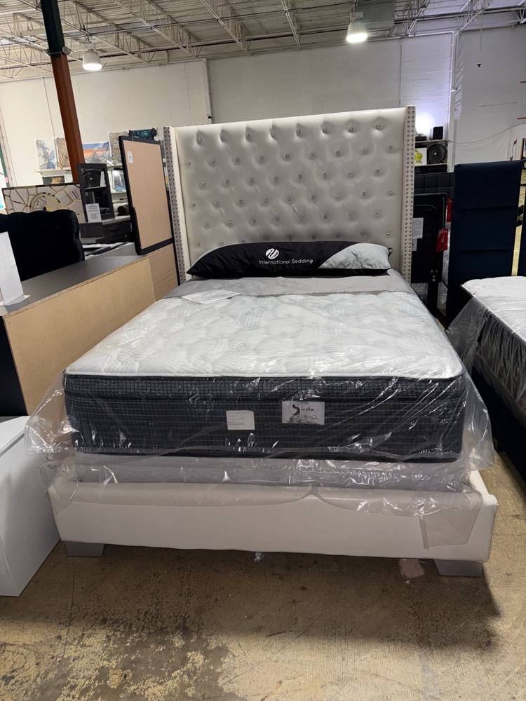 Queen White Bed Frame