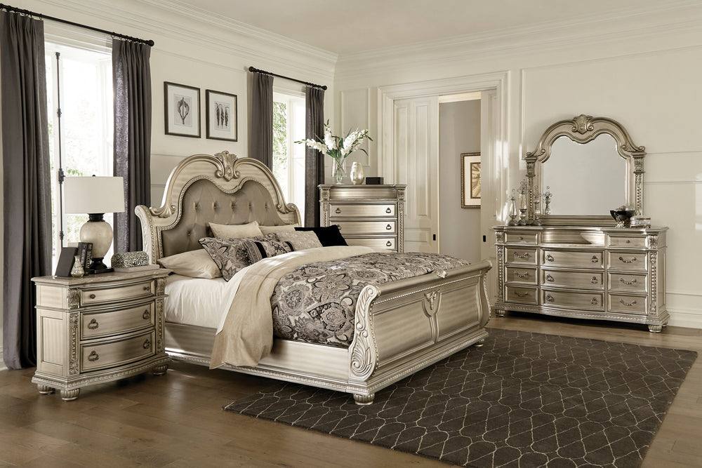 Cavalier Bedroom Set 4pc Queen Bedroom Set