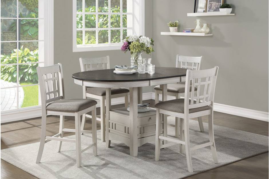 Junipero Dining Set White