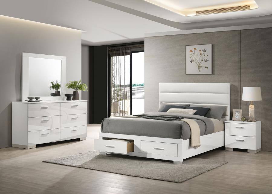 Felicity II Bedroom Set Queen 4pc Bedroom Set