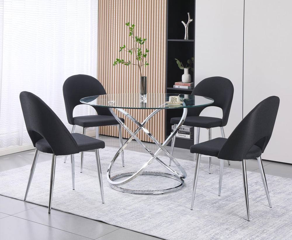 Helix Dining Set Black