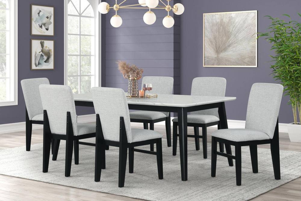Tina Dining Set 7pc Dining Set- Table and 6 Chairs