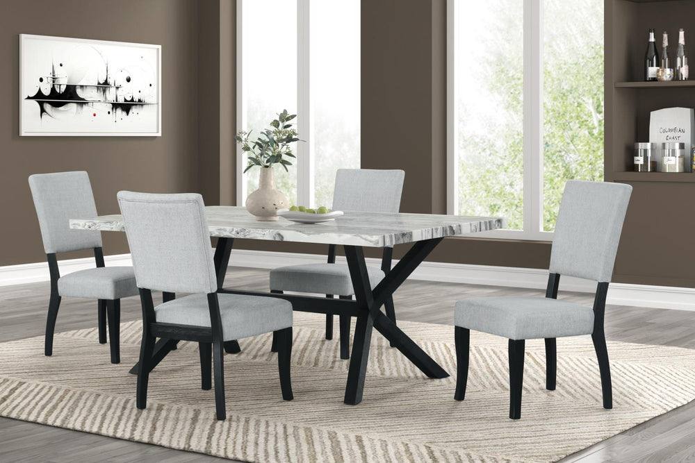 Carmen Dining Set 7pc Dining Set- Table and 6 Chairs