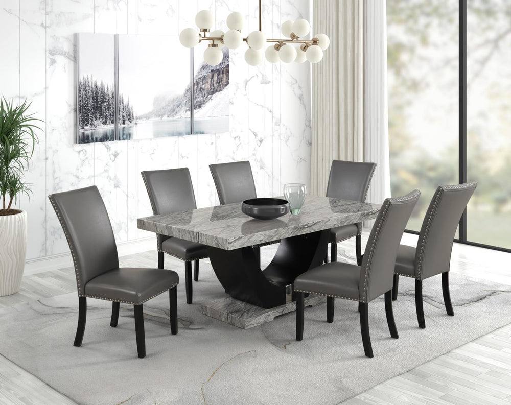Vivian Dining Set 7pc- Table and 6 Chairs