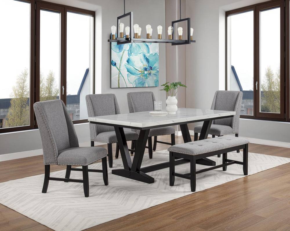 Oasis Dining Set 6pc dining set table chairs and bench