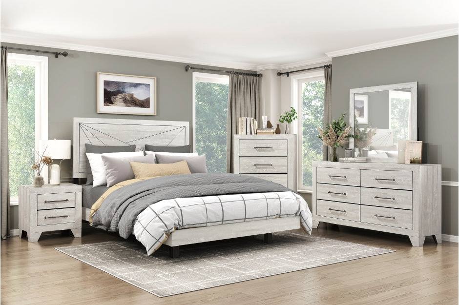 Aspen Bedroom Set Full 4pc Bedroom Set