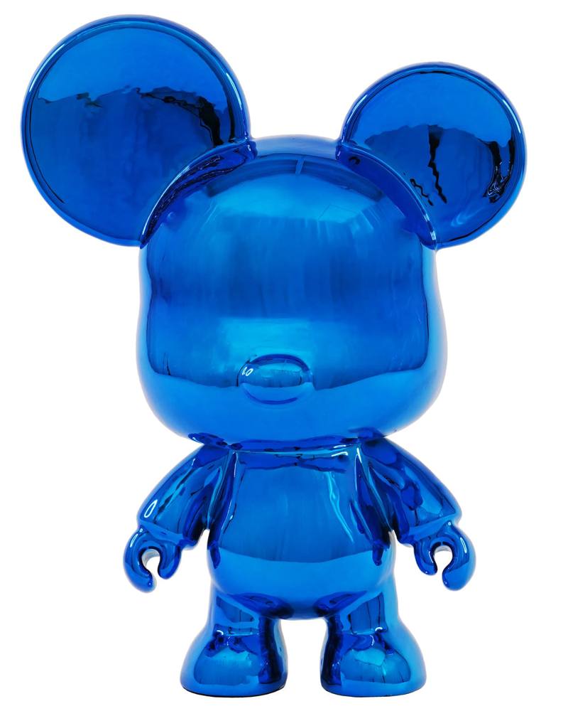 Chrome Standing Bear Blue