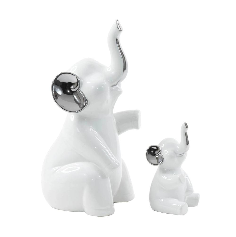 Elephant Family Sculpture