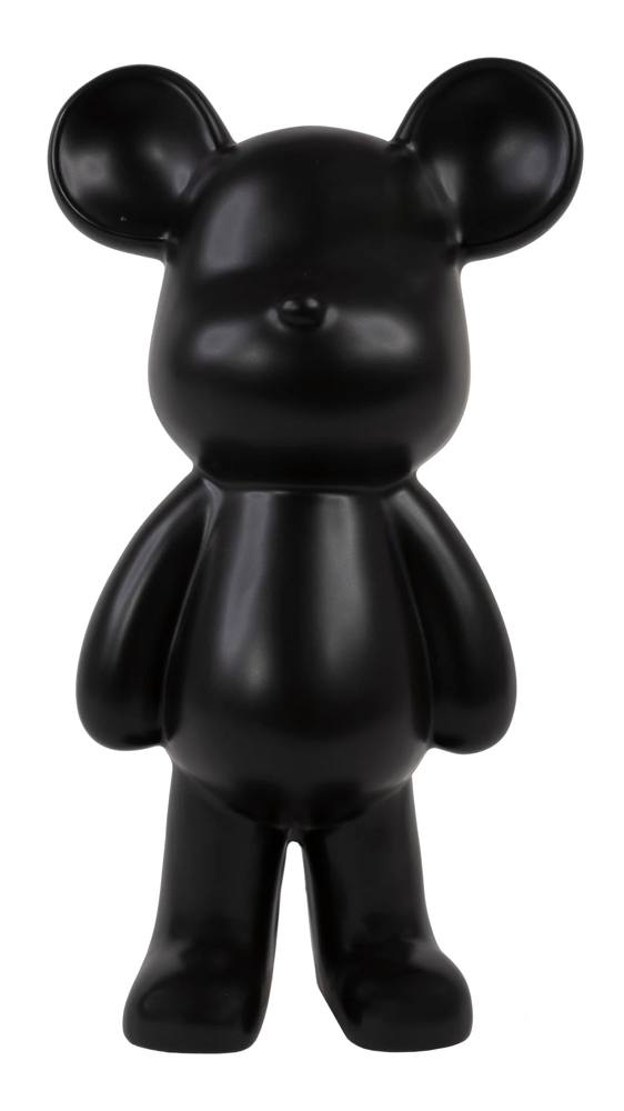 Standing Bear Ceramic Sculpture Black