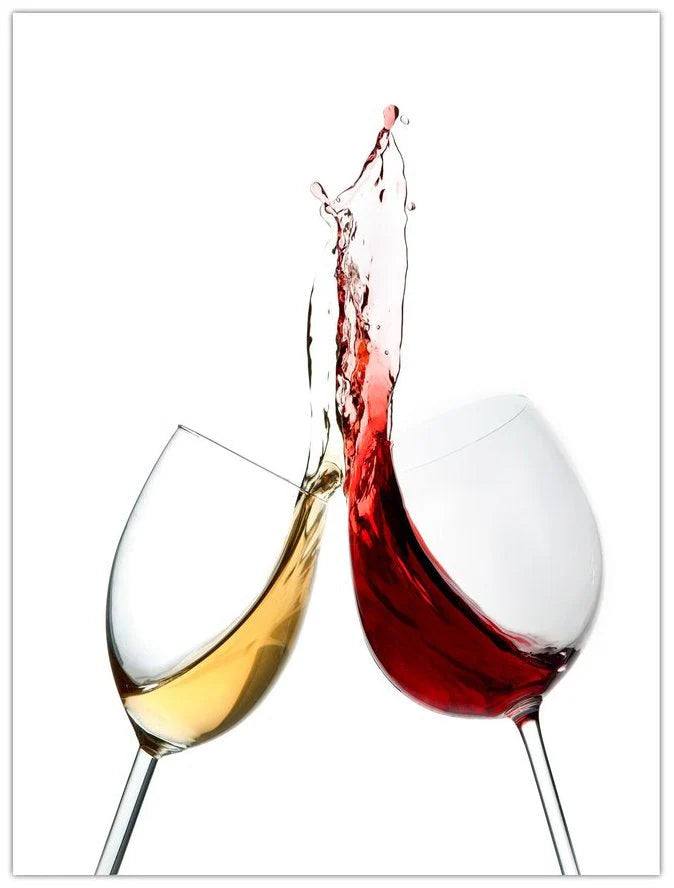 Kitchen Wine Cups Glass Wall Art Position 1