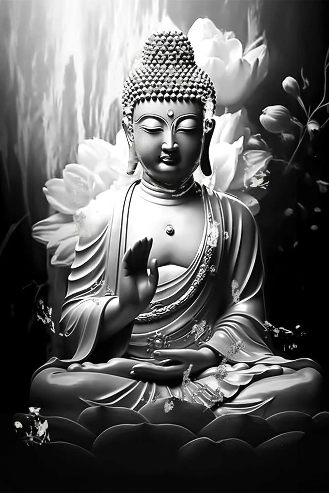 Buddha Glass Wall Art