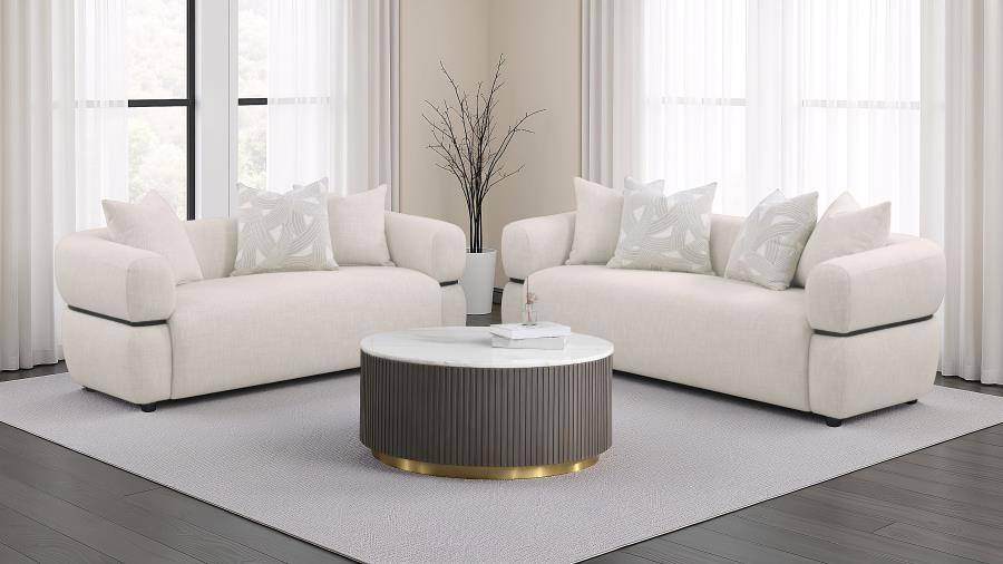 Jeanette Livingroom Set 2pc sofa and loveseat