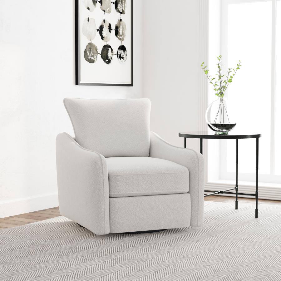 Madia Swivel Chair Vanilla