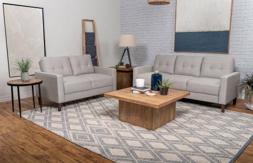 Bowen Livingroom Set Beige / 2pc Set