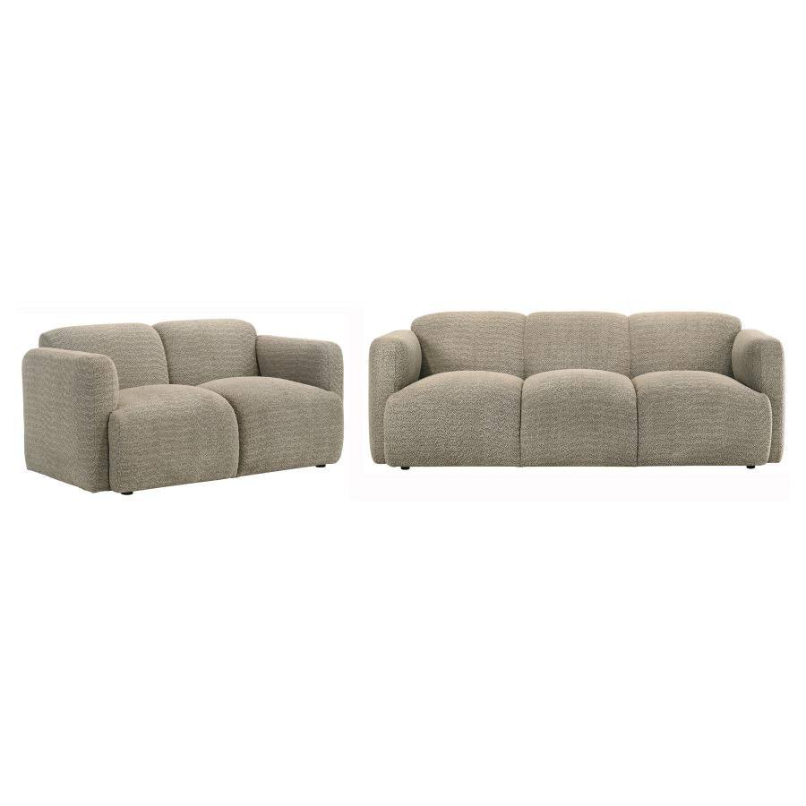Dorset Livingroom Set 2pc Set / Brown