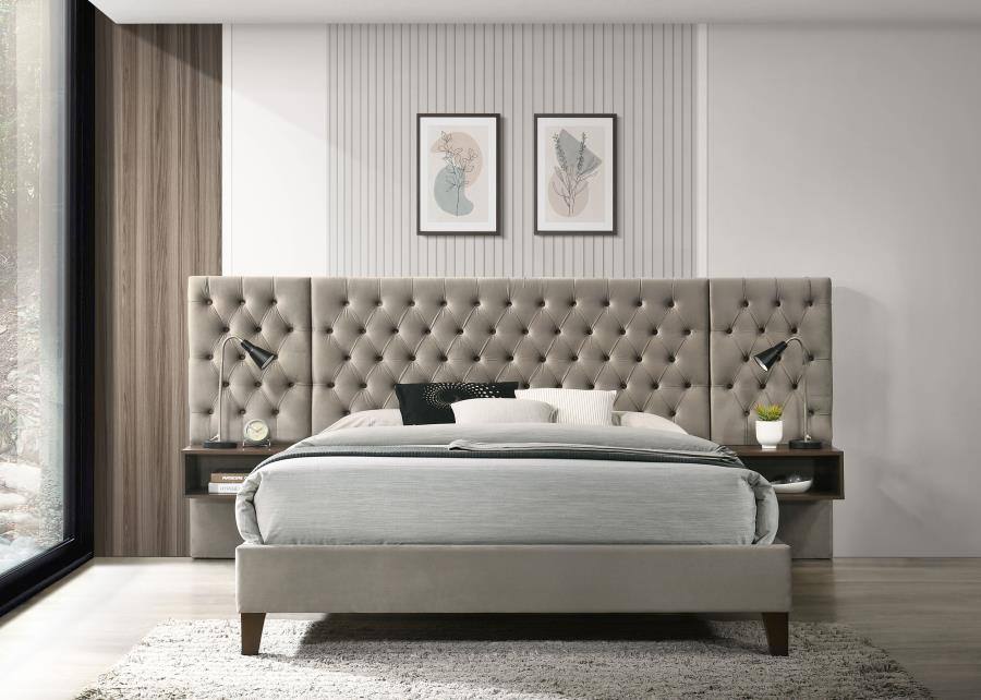 Marley Wall Panel Bed Frame Queen