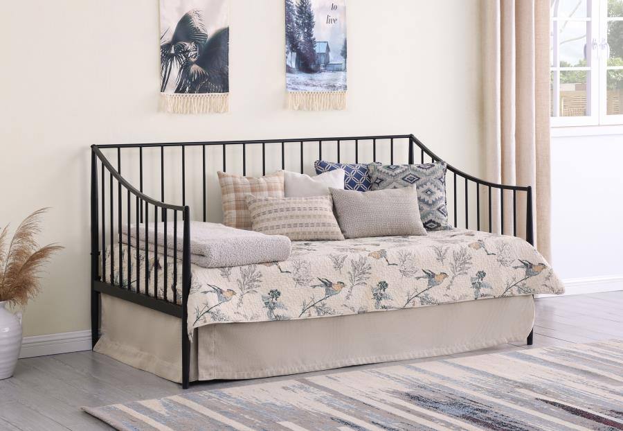 Newbury Metal Twin Daybed Black