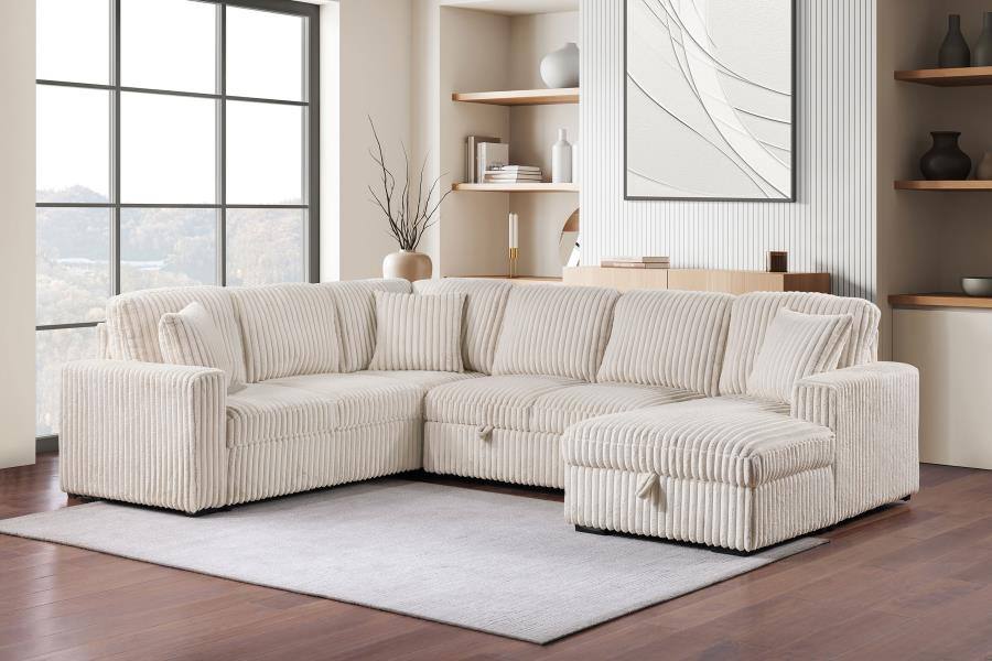 Devonshire Sleeper Sectional Camel